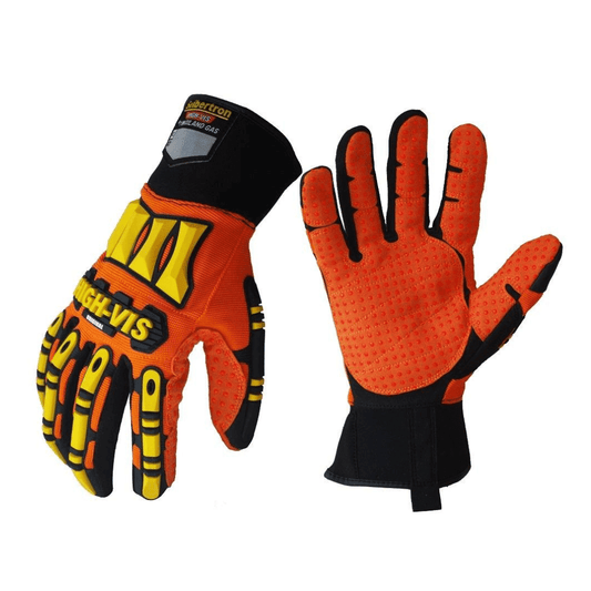 Cut level 5 safety work gloves designed for industrial hand protection