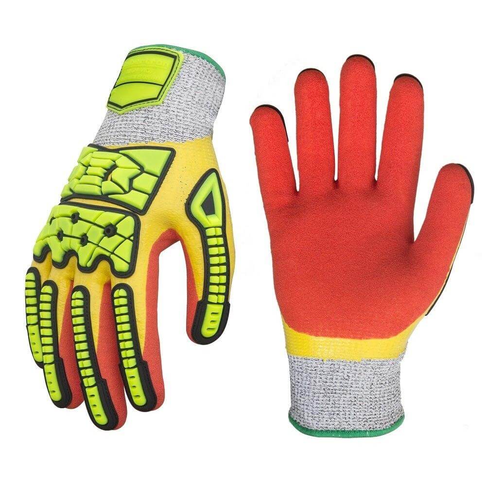 impact handschuhe 12 pairs Seibertron S-Flexible 05 HPPE Hand Protection TPR Work Sandy Cut Resistant Heavy Duty Impact Gloves