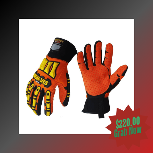 12 pairs Seibertron High-Vis SDX Resistant Reducing Anti-Impact Mechanics Heavy Duty Safety Gloves
