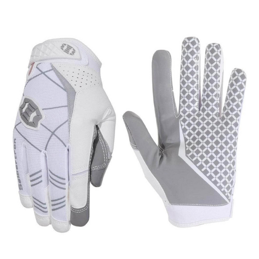 white football gloves