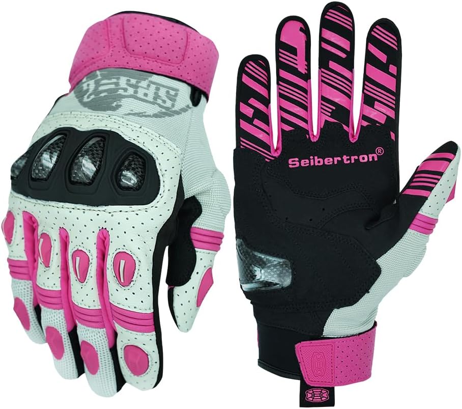 Guantes deportivos unisex Seibertron SPS-2/SPS-5 para adultos con pantalla táctil para carreras de carretera, motociclismo y MTB