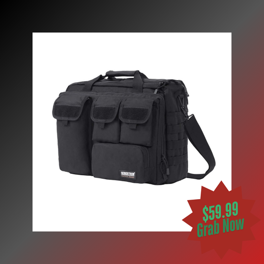 Seibertron Pro-Multifunction Shoulder Messenger Bag Fit for 14.1" or 17.3" Laptop