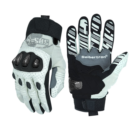 Seibertron Youth SPS-2/ SPS-5 Unisex Touchscreen Road Racing Motorcycle Gloves MTB Sports - Seibertron
