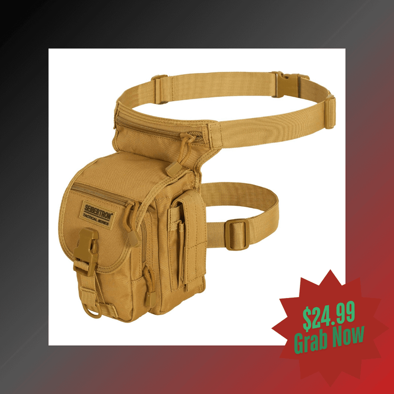 Seibertron Waterproof Tactical Outdoor Hiking Airsoft Utility Leg Bag - Seibertron