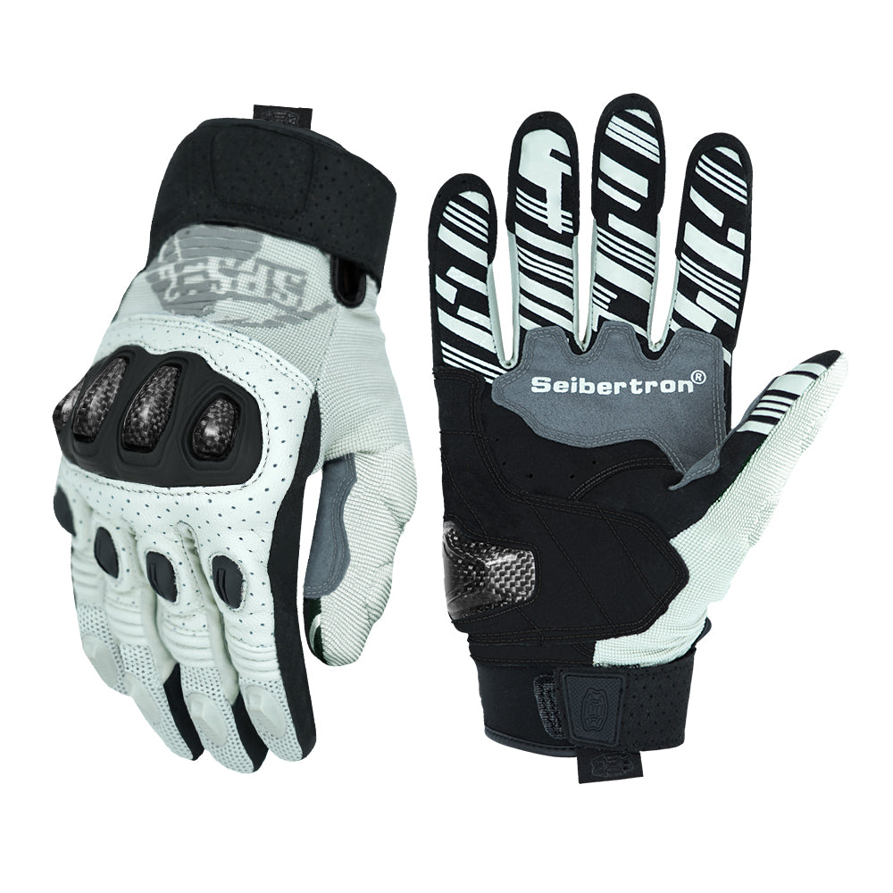 Seibertron Youth SPS-2/ SPS-5 Unisex Touchscreen Road Racing Motorcycle Gloves MTB Sports