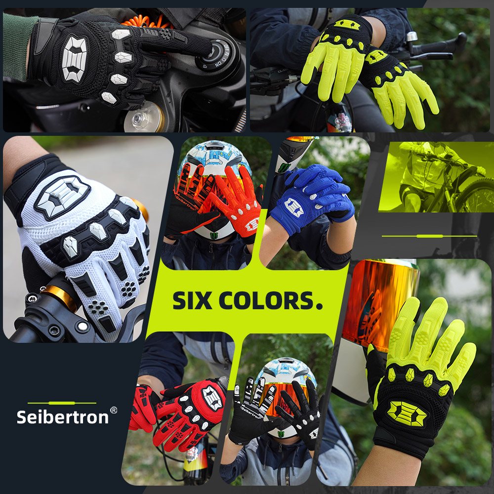 color:all | Seibertron Dirtpaw full finger motocross and off-road riding gloves image 25