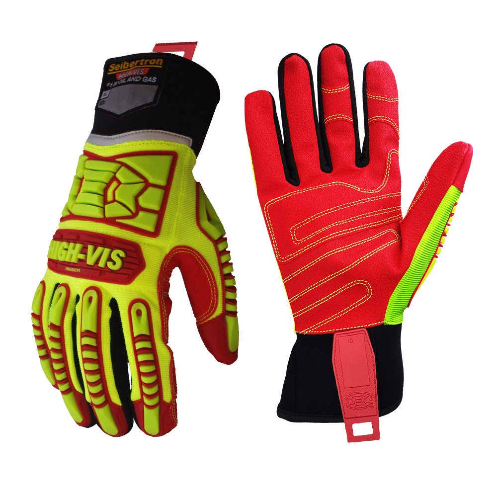 color:all | Seibertron HIGH-VIS HRIG anti-impact water-resistant rigger gloves with TPR protection image 07
