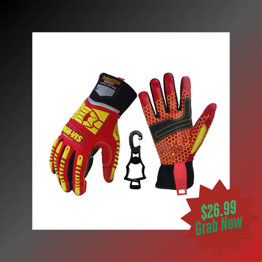 Men's leather work gloves offering durability and comfort