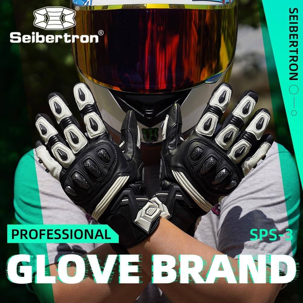 Seibertron Adult SPS-3 Motorcycle Gloves for Men and Women