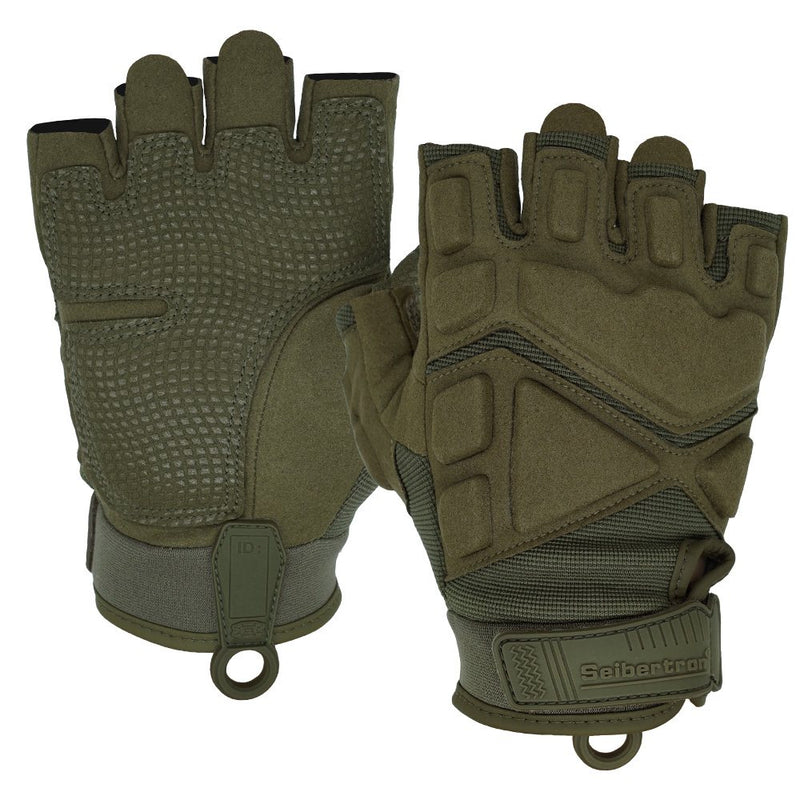 color:Army Green | Seibertron S.O.L.A.G 2.0 Half Finger Gloves half finger outdoor tactical gloves image 09
