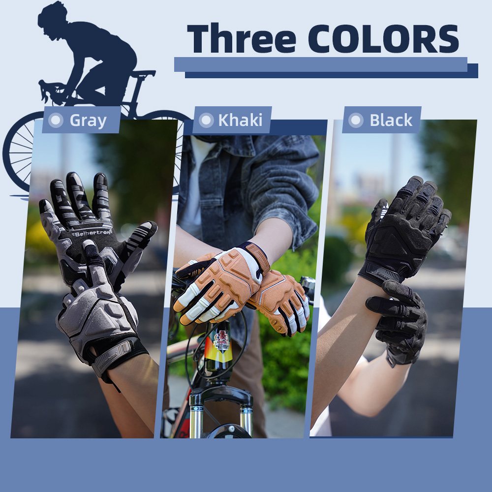 color:all | Seibertron SPS-1 full finger touchscreen motorcycle gloves image 13