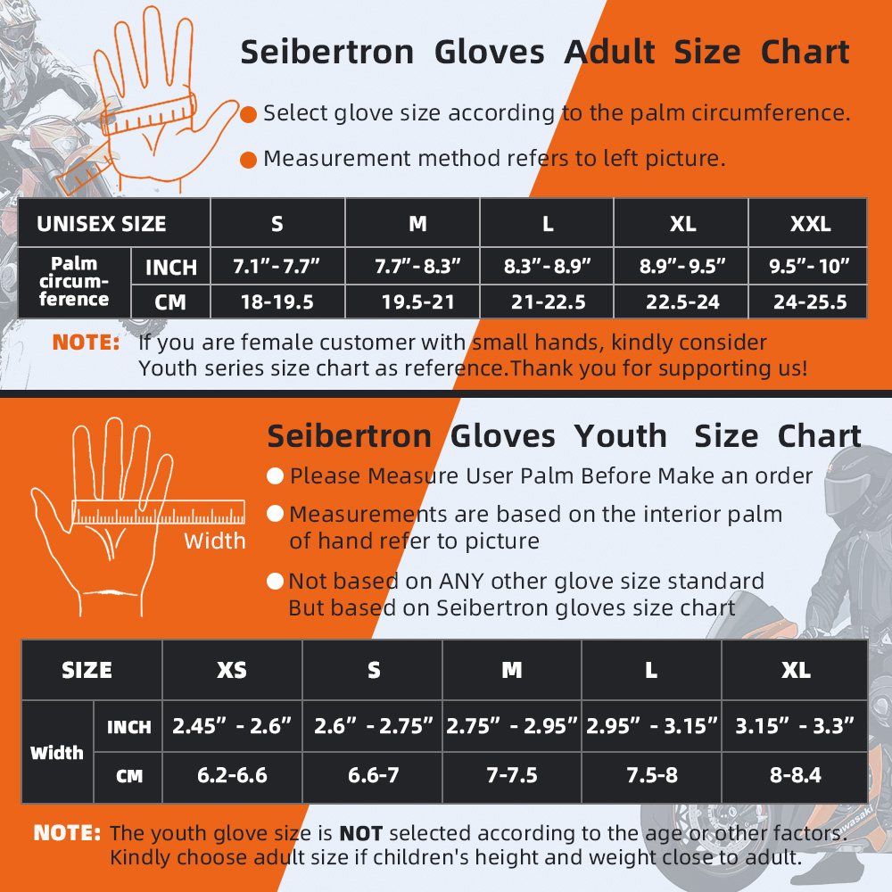 color:all | Seibertron SPS-5 half finger motorcycle gloves common image 26