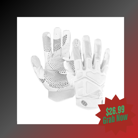 white receiver gloves