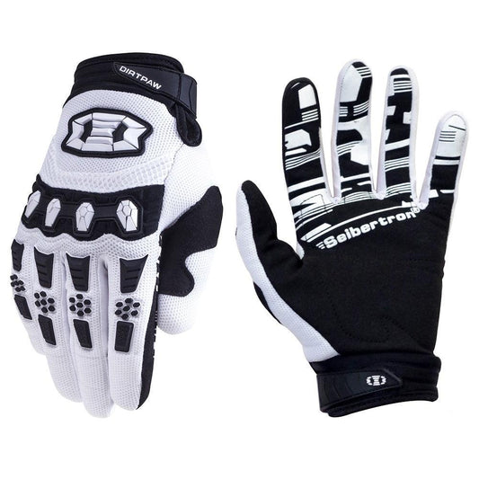 white mx gloves