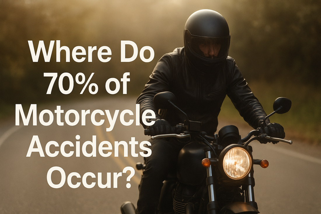 Where Do 70% of Motorcycle Accidents Occur?
