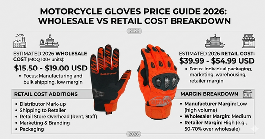 Motorcycle Gloves Price Guide 2026: Wholesale vs Retail Cost Breakdown