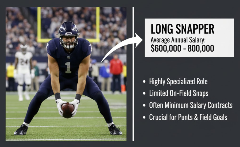 What is the Lowest Paid Position in the NFL?