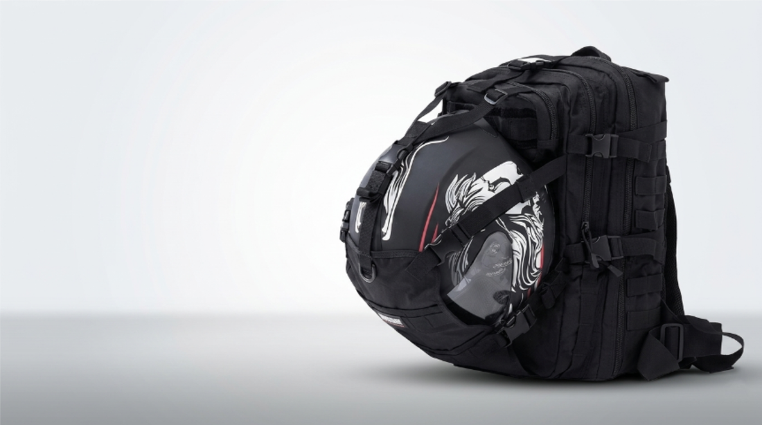 best backpack for motorcycle helmet Seibertron Waterproof Large Capacity Molle Holdercyc expandable compartments Motorcycle backpacks. Which is the