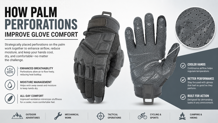 How Palm Perforations Improve Glove Comfort