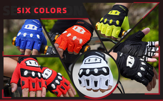 Why are biker gloves fingerless?