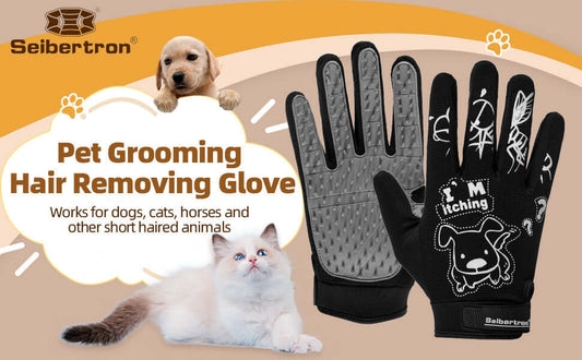 How to use a pet grooming glove? - Seibertron