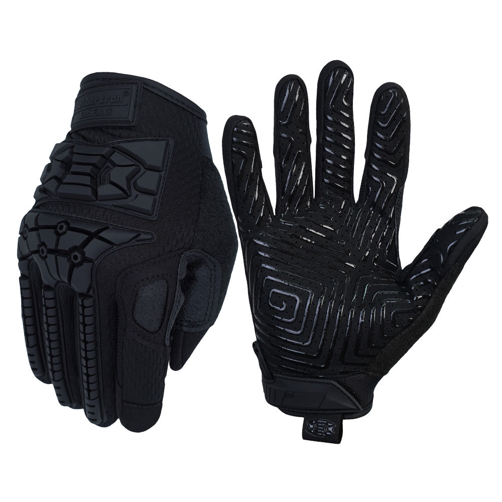 Seibertron T.B.F.I.G Tactical Outdoor Gloves, Breathable Flexible Rubber Impact Protection, Touchscreen, CE Rated Tac Gloves