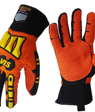 12 pairs Seibertron High - Vis SDX Resistant Reducing Anti - Impact Mechanics Heavy Duty Safety Gloves - Seibertron