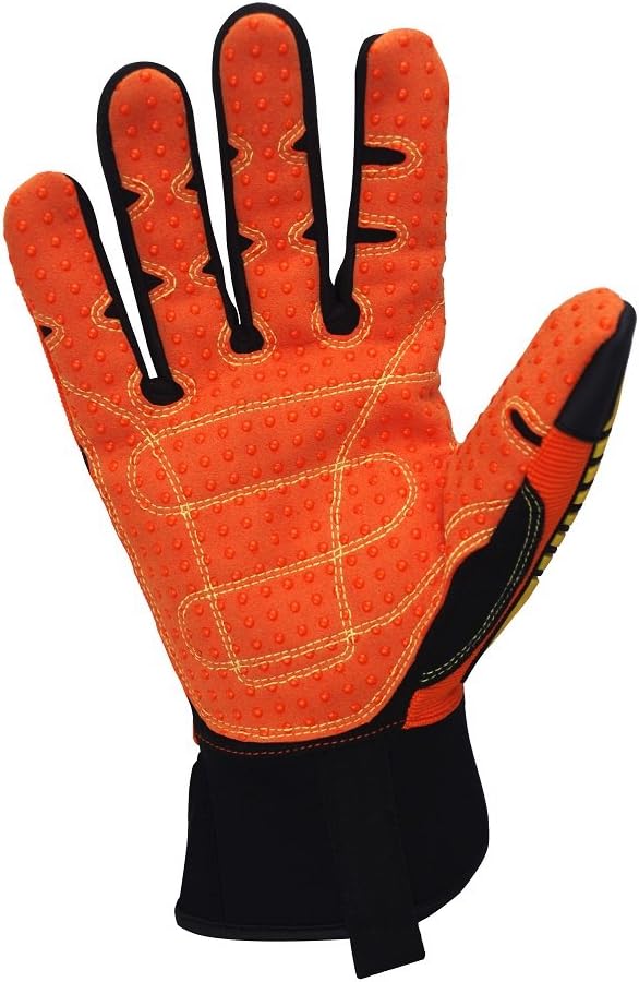 Seibertron Gants de sauvetage haute visibilité SDX2 résistants à la réduction des chocs CE EN388 4232 XS Seibertron Gants de sauvetage haute visibilité SDX2 résistants à la réduction des chocs CE EN388 4232 XS