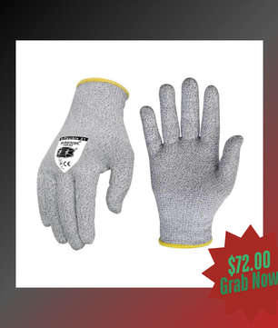 12 pairs Seibertron S-Flexible 01 Cut resistant gloves food grade level 5 protection safety kitchen Mechanic work gloves - Seibertron