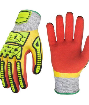 12 pairs Seibertron S - Flexible 05 HPPE Hand Protection TPR Work Sandy Cut Resistant Heavy Duty Impact Gloves - Seibertron