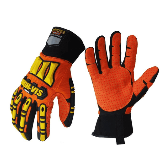 12 pairs Seibertron High - Vis SDX Resistant Reducing Anti - Impact Mechanics Heavy Duty Safety Gloves - Seibertron