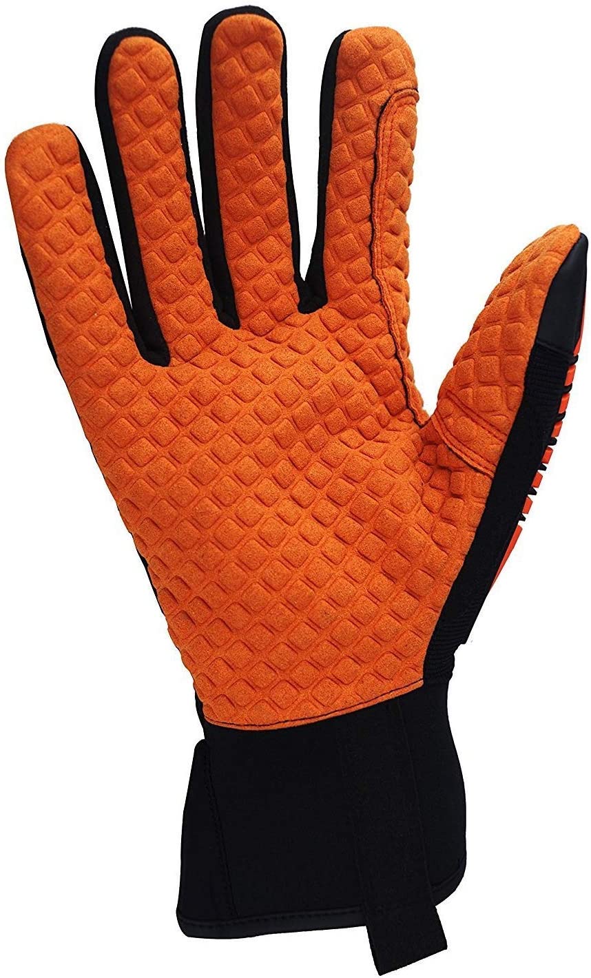 12 pairs Seibertron High - Vis SDXO2 Supergrip and GEL Filled Resistant Impact Protection Gloves - Seibertron