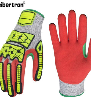 12 pairs Seibertron S - Flexible 06 TPR Oilfield Safety Work Construction Industrial Protective Anti Cut Resistant Impact Mechanic Gloves - Seibertron