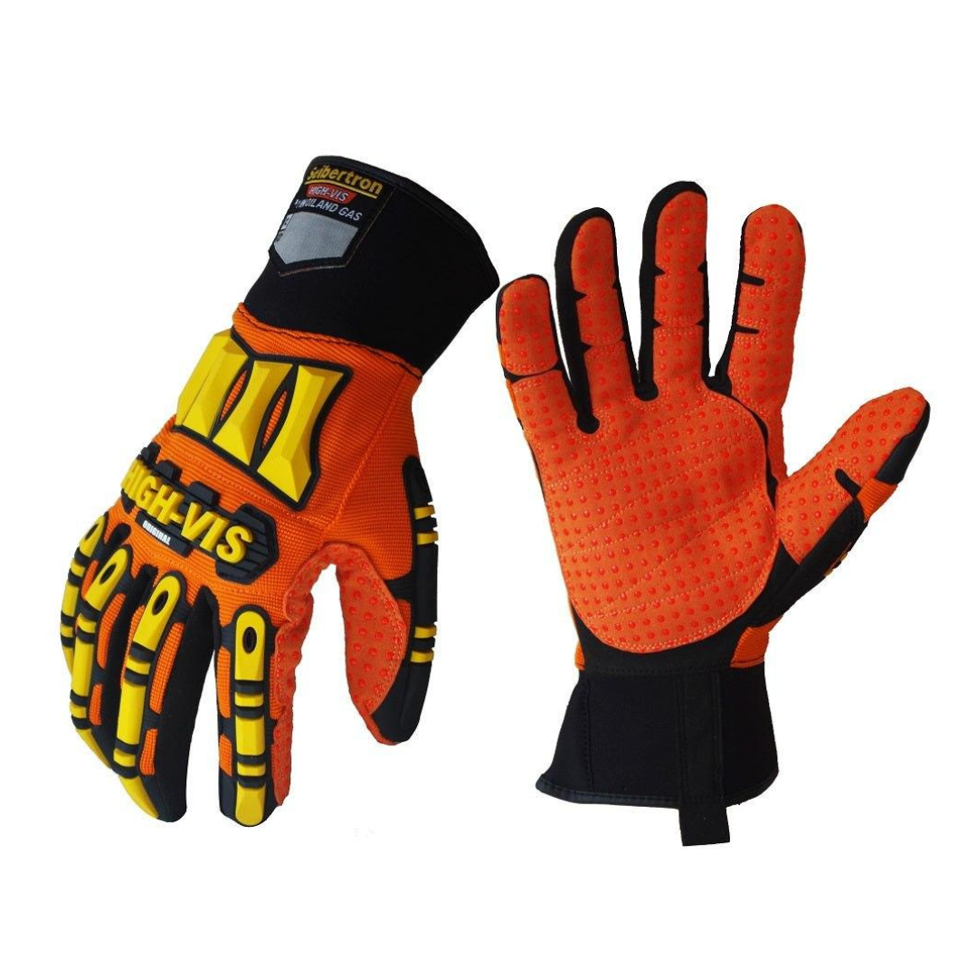 12 pairs Seibertron High-Vis SDX Resistant Reducing Anti-Impact Mechanics Heavy Duty Safety Gloves