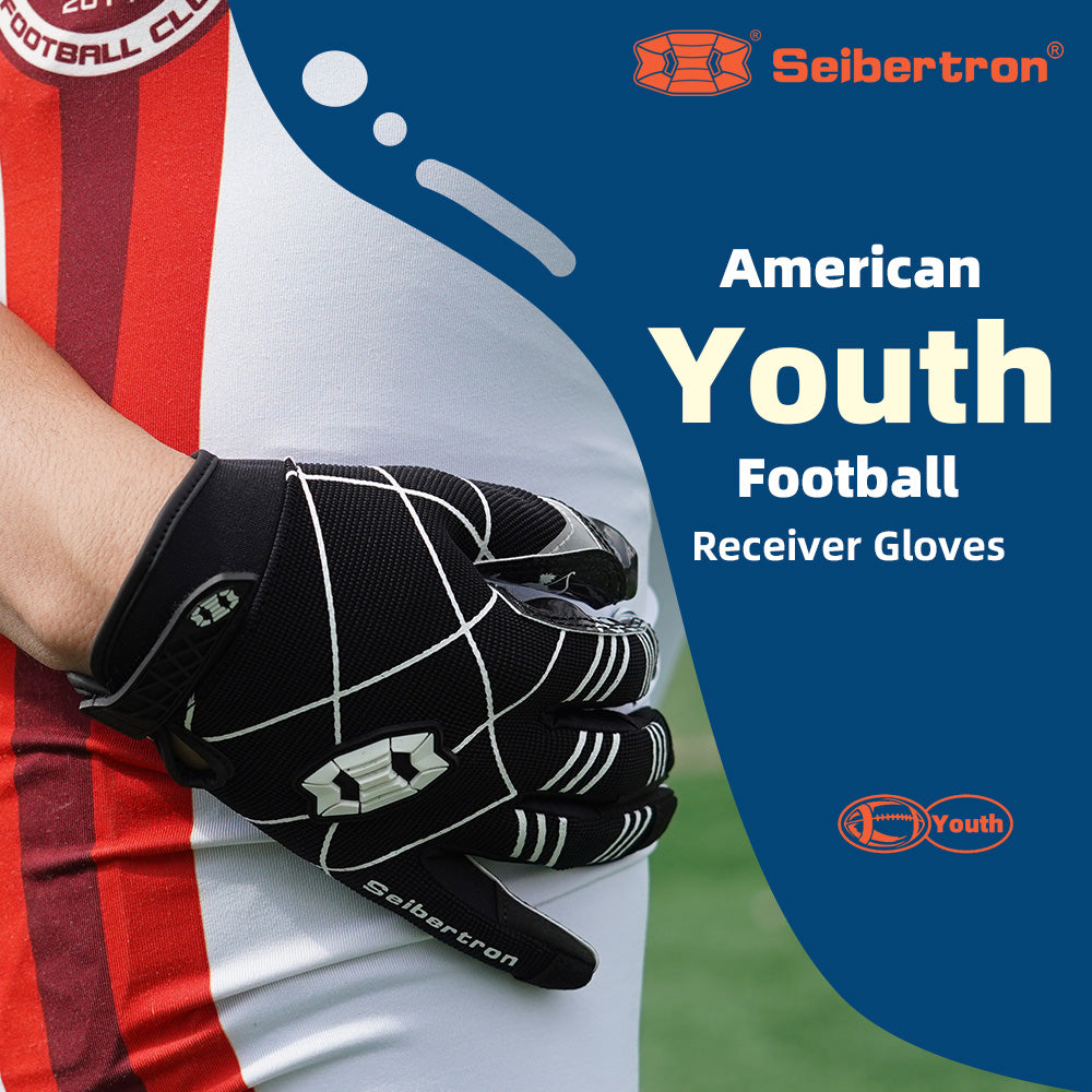 Seibertron Pro 3.0 Elite Ultra-Stick Sports Receiver Glove Football Gloves