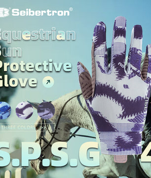 Seibertron Youth S.P.S.G-4 Horse Riding Touchscreen UPF100+ UV Sun Glove