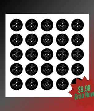 Military Anchor Style Navy Peacoat Pea Coat Jacket Coat Large Buttons, LOT/Bag of 25 Buttons