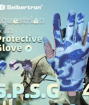 Seibertron Youth S.P.S.G-4 Horse Riding Touchscreen UPF100+ UV Sun Glove