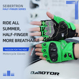 Seibertron SPS-7H Superior Protection Series Half-Finger Motorcycle Riding Gloves