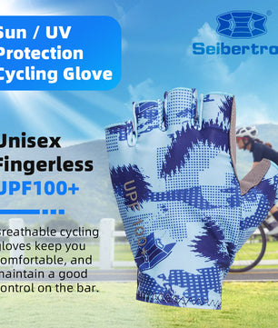 Seibertron Youth S.P.S.G-3  Fingerless UPF100+ Sun / UV Protection Cycling Glove