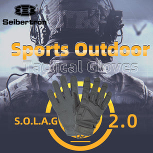 Seibertron Adult Or Youth S.O.L.A.G Sports Outdoor Water Resistant Full Finger And Half Finger Touchscreen Gloves