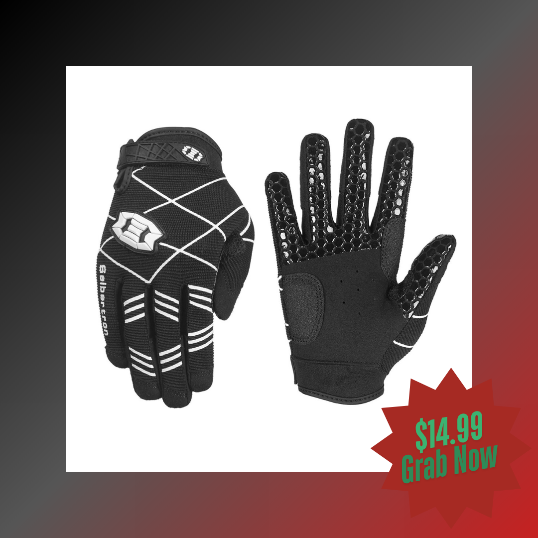 Seibertron Youth B-A-R PRO 2.0 Signature Baseball/Softball Batting Gloves Super Grip Finger