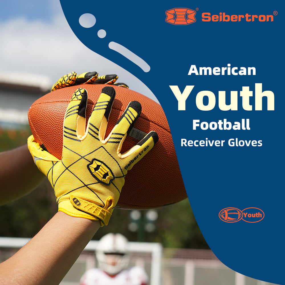 Seibertron Pro 3.0 Elite Ultra-Stick Sports Receiver Glove Football Gloves