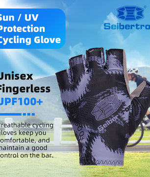 Seibertron Youth S.P.S.G-3  Fingerless UPF100+ Sun / UV Protection Cycling Glove