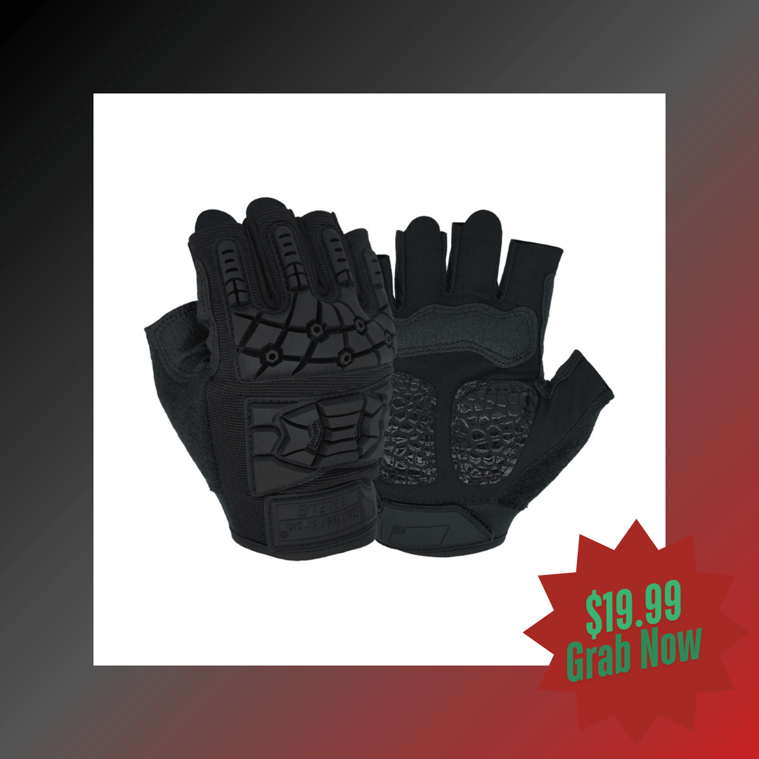 Seibertron T.H.F.I.G 2.0 Men's Tactical Gloves Flexible Rubber Knuckle Protective for Hunting Hiking Airsoft Paintball Motorcycle Motorbike Riding Outdoor Gloves