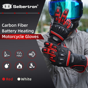 Rechargeable Heated Gloves for Men & Women – 7.4V 3000mAh Waterproof Windproof Electric Gloves for Winter Skiing, Snowboarding, Snowmobiling, and Motorcycling