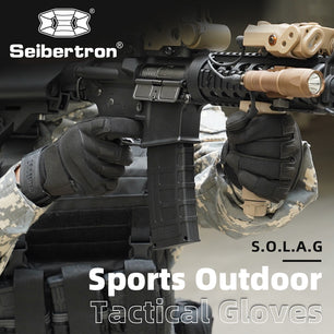 Seibertron Adult Or Youth S.O.L.A.G Sports Outdoor Water Resistant Full Finger And Half Finger Touchscreen Gloves