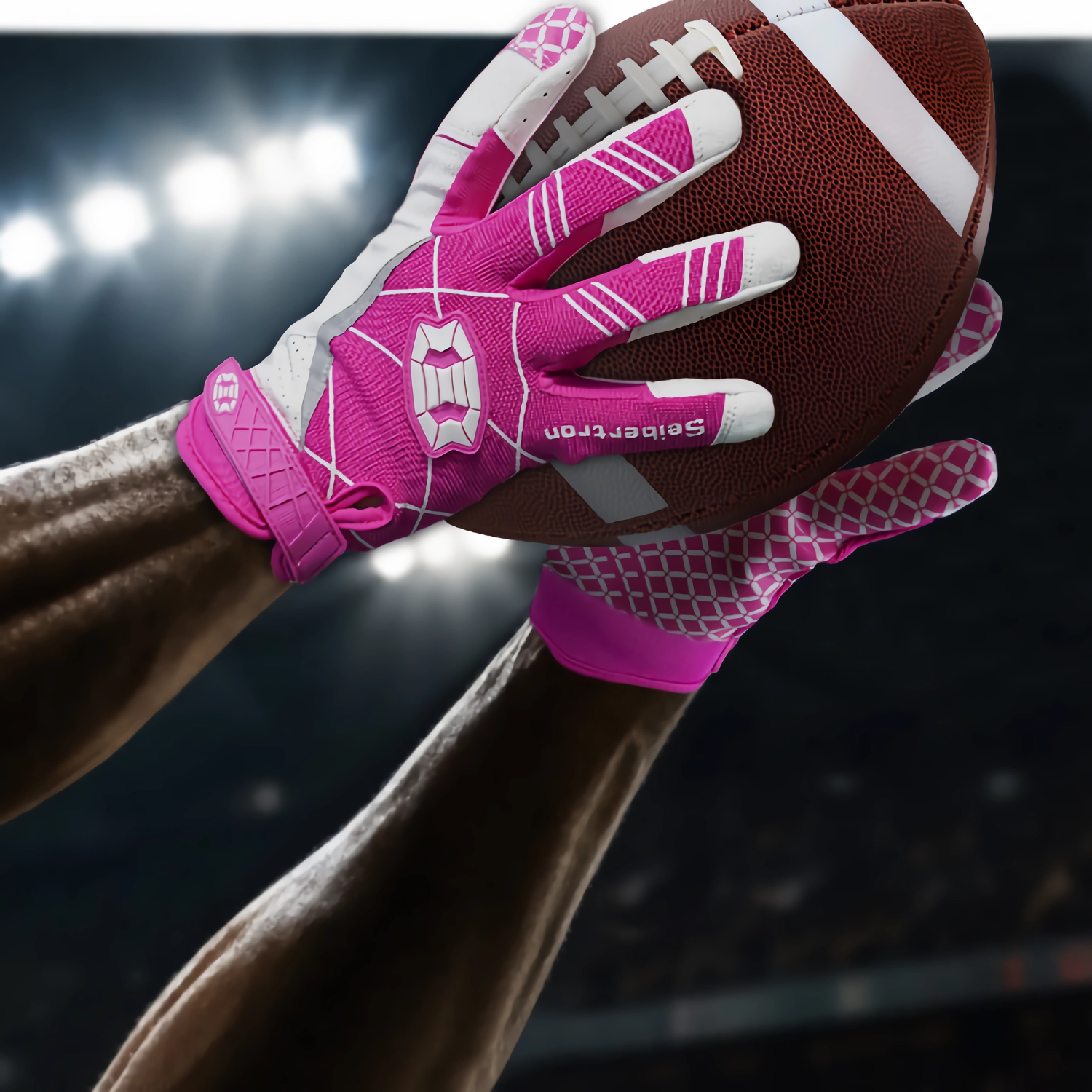Seibertron Pro 3.0 Elite Ultra-Stick Sports Receiver Glove Football Gloves Adult