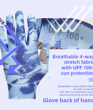 Seibertron Youth S.P.S.G-1 UPF100+ Sun/UV Protection Touchscreen Glove