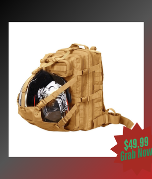 Waterproof Large Capacity Motorcycle Backpack Helmet Holder